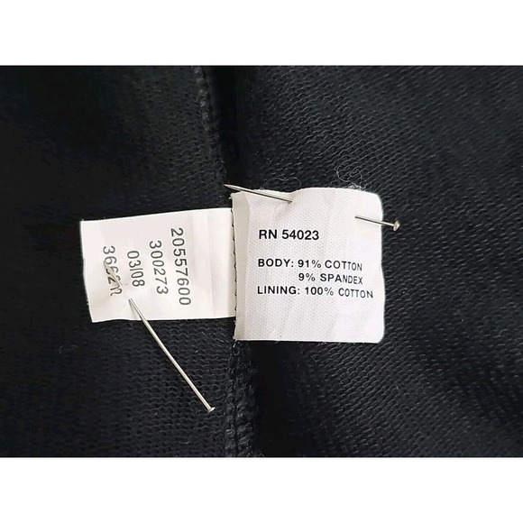 GAP ~Woman Size M~ Black Hoodie Zip-Up Solid Cotton Blend Jacket. - Picture 4 of 9